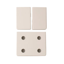 LK FUGA® tangent til dobbelt stikkontakt hvid